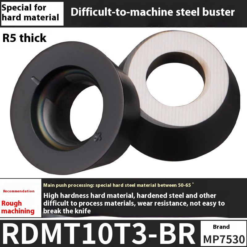 6009 CNC milling inserts RPMW carbide R5 machining center R4 milling machine R6 milling inserts RPMT round cutter grain cutting tools Shandong Denso Pricision Tools Co.,Ltd.